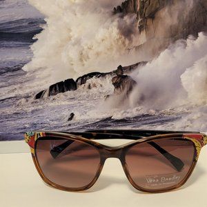NWT VERA BRADLEY Sunglasses Rx-Able CHERYL Authentic Brown Gradient Tint